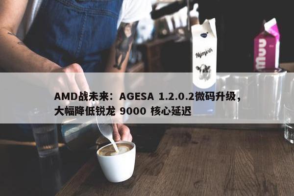 AMD战未来：AGESA 1.2.0.2微码升级，大幅降低锐龙 9000 核心延迟