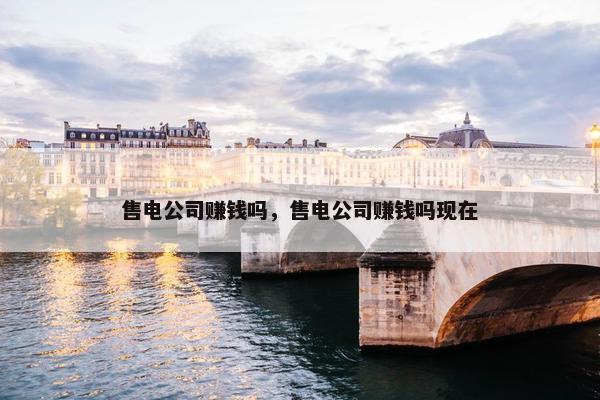 售电公司赚钱吗，售电公司赚钱吗现在