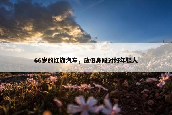 66岁的红旗汽车，放低身段讨好年轻人