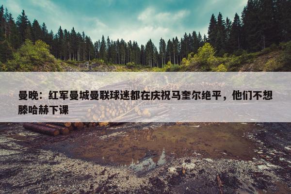 曼晚：红军曼城曼联球迷都在庆祝马奎尔绝平，他们不想滕哈赫下课