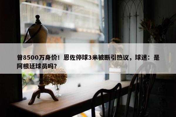 曾8500万身价！恩佐停球3米被断引热议，球迷：是阿根廷球员吗？