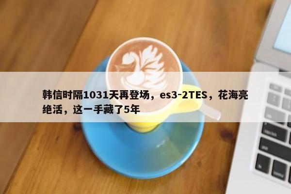 韩信时隔1031天再登场，es3-2TES，花海亮绝活，这一手藏了5年