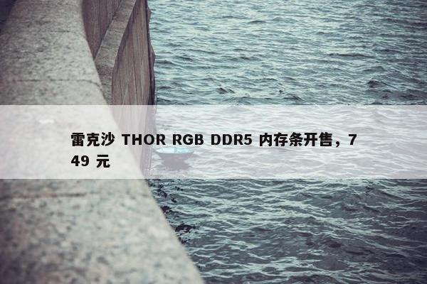 雷克沙 THOR RGB DDR5 内存条开售，749 元