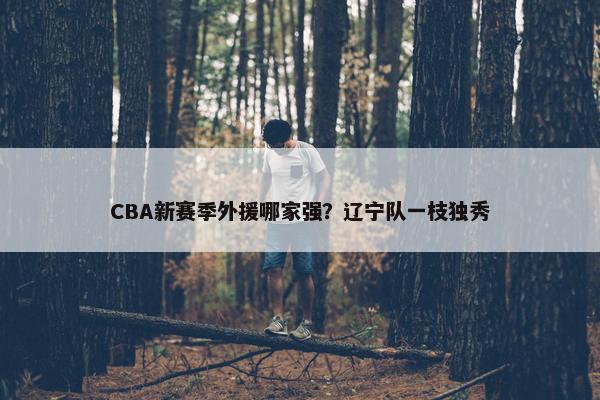 CBA新赛季外援哪家强？辽宁队一枝独秀