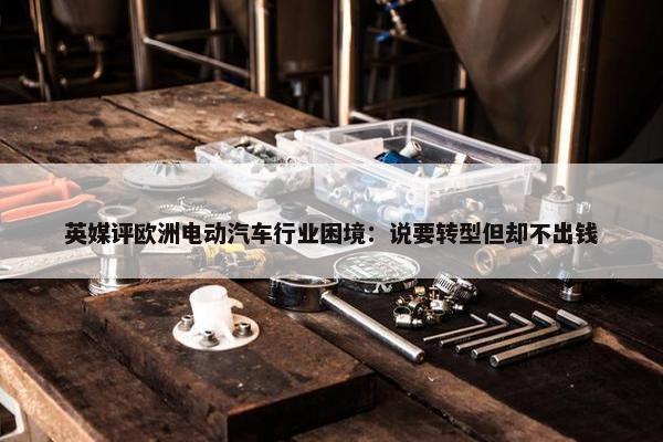 英媒评欧洲电动汽车行业困境：说要转型但却不出钱