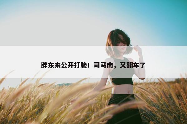 胖东来公开打脸！司马南，又翻车了