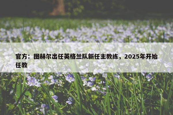 官方：图赫尔出任英格兰队新任主教练，2025年开始任教