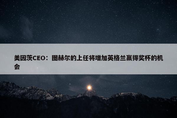 美因茨CEO：图赫尔的上任将增加英格兰赢得奖杯的机会