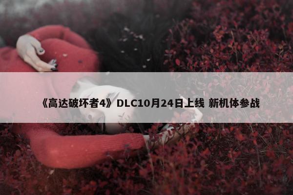 《高达破坏者4》DLC10月24日上线 新机体参战