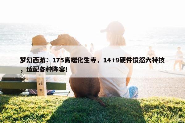 梦幻西游：175高端化生寺，14+9硬件愤怒六特技，适配各种阵容！