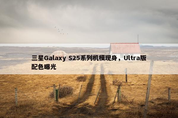 三星Galaxy S25系列机模现身，Ultra版配色曝光