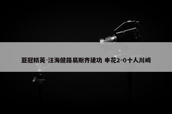 亚冠精英-汪海健路易斯齐建功 申花2-0十人川崎