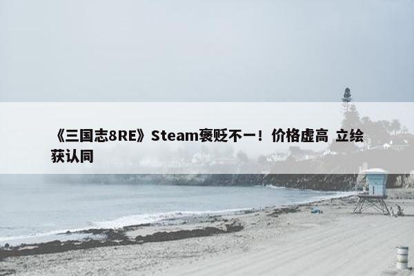 《三国志8RE》Steam褒贬不一！价格虚高 立绘获认同