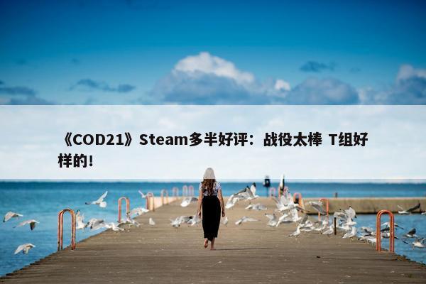 《COD21》Steam多半好评：战役太棒 T组好样的！