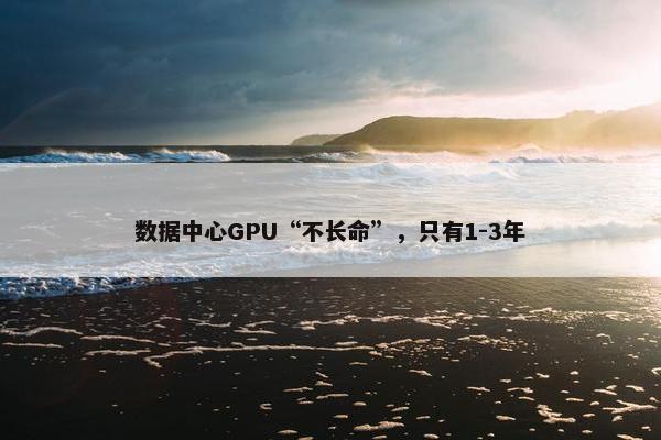 数据中心GPU“不长命”，只有1-3年