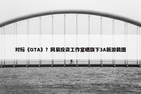 对标《GTA》？网易投资工作室晒旗下3A新游截图