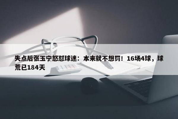 失点后张玉宁怒怼球迷：本来就不想罚！16场4球，球荒已184天