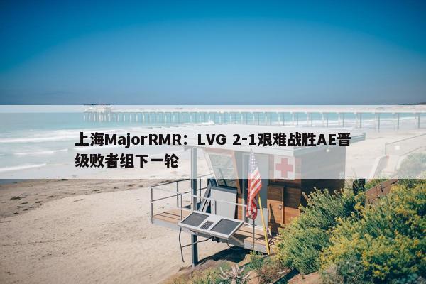 上海MajorRMR：LVG 2-1艰难战胜AE晋级败者组下一轮