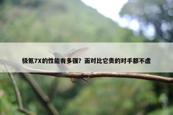 极氪7X的性能有多强？面对比它贵的对手都不虚