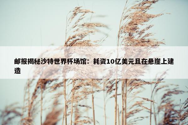 邮报揭秘沙特世界杯场馆：耗资10亿美元且在悬崖上建造