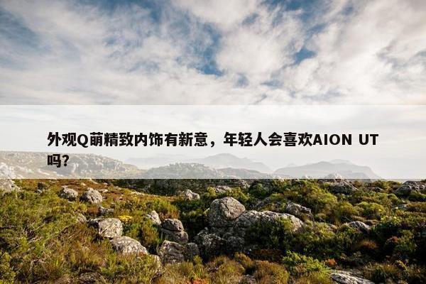 外观Q萌精致内饰有新意，年轻人会喜欢AION UT吗？