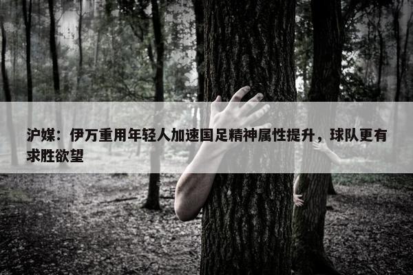 沪媒：伊万重用年轻人加速国足精神属性提升，球队更有求胜欲望