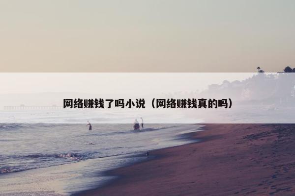 网络赚钱了吗小说（网络赚钱真的吗）